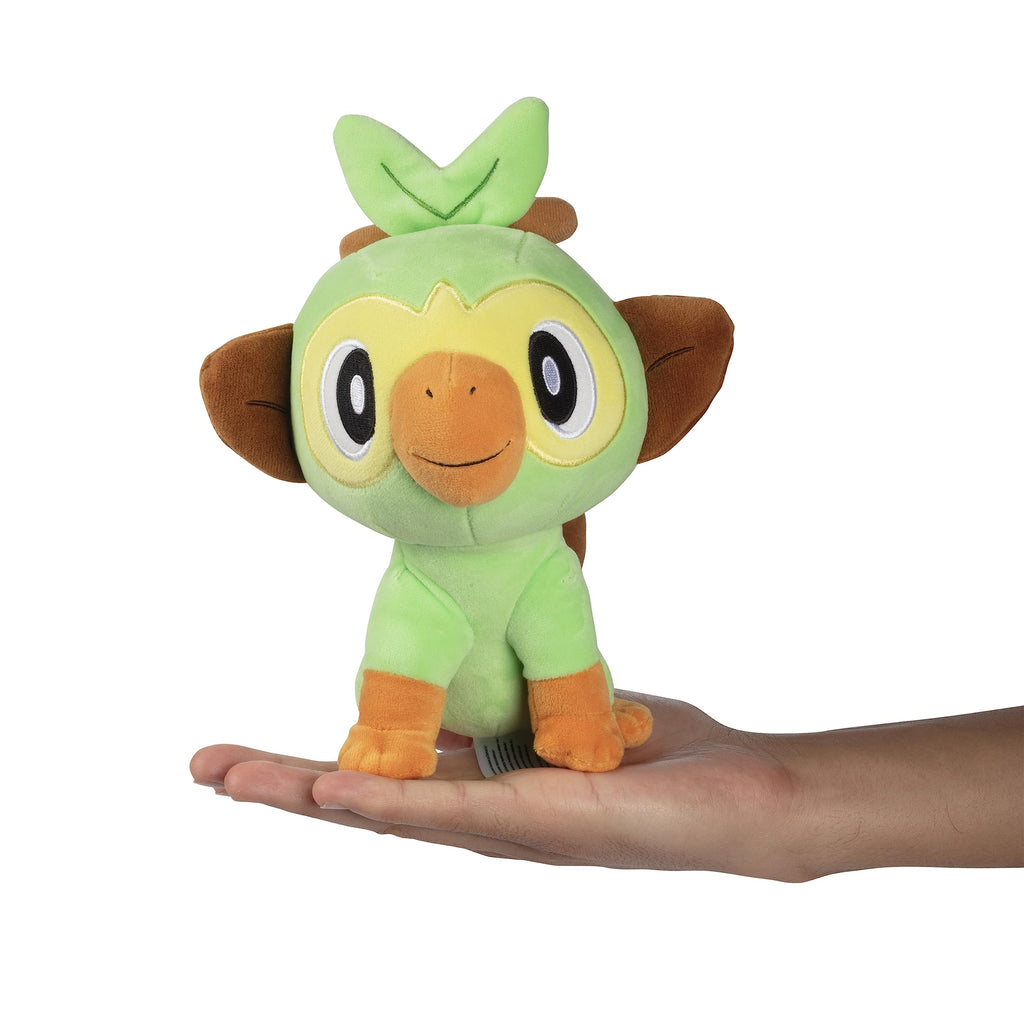 Jazwares Pokemon Grookey Plush 8-Inch – Official Sword & Shield Toy
