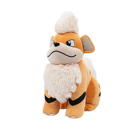 Pokemon Growlithe Plush – 12-Inch Soft Plush by Jazwares | Officially Licensed