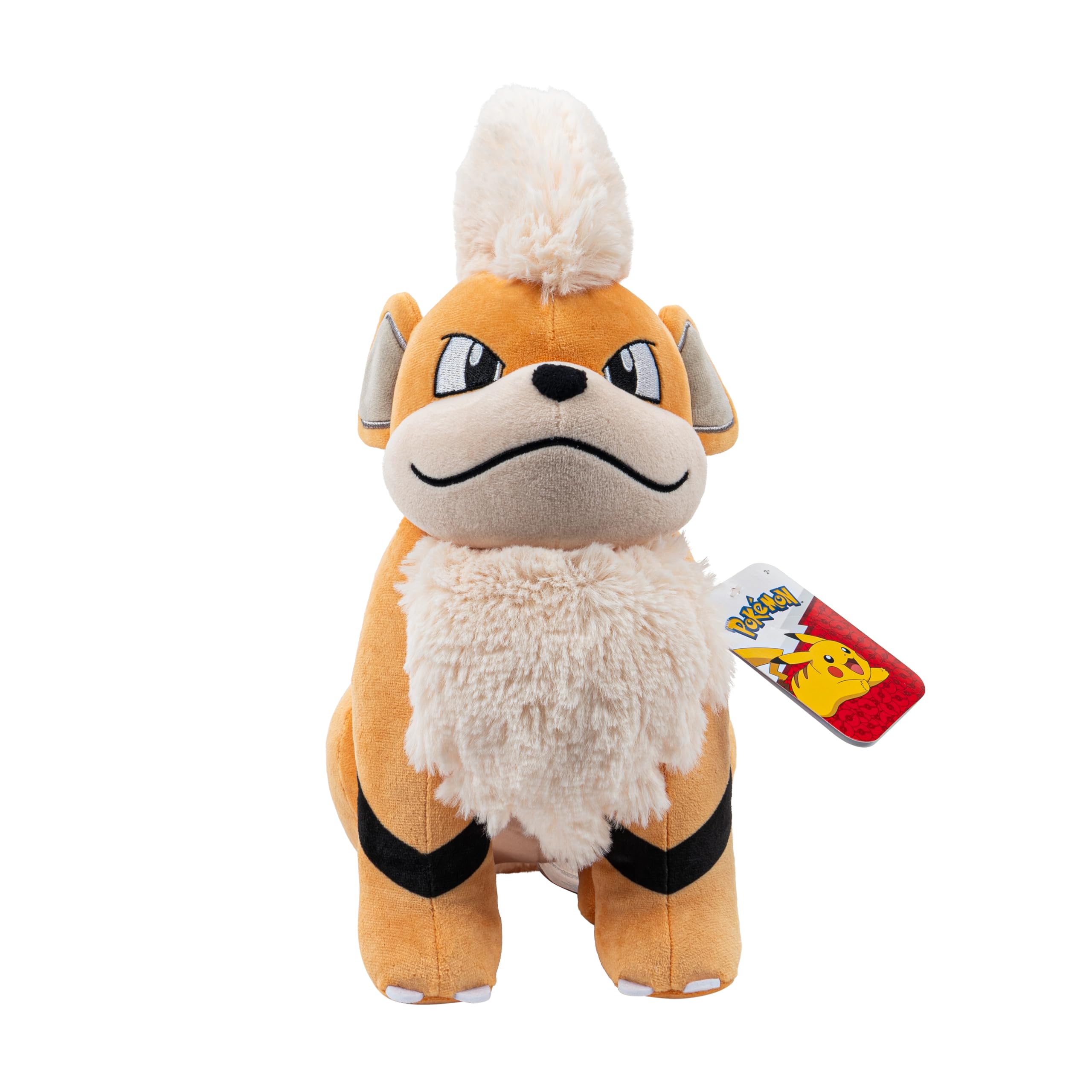 Pokemon Growlithe Plush – 12-Inch Soft Plush by Jazwares | Officially Licensed