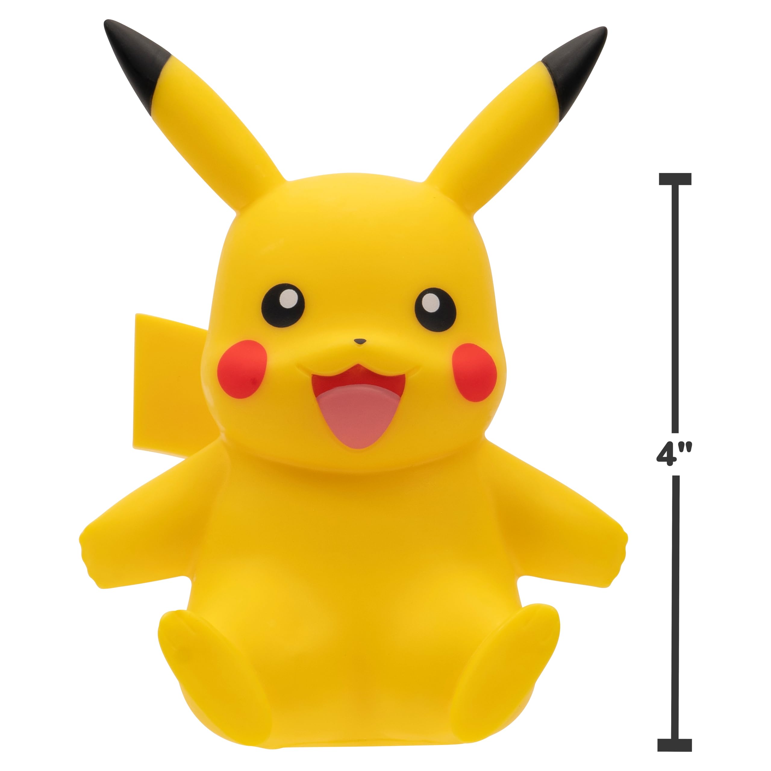 Pokemon Pikachu Select Vinyl Figure - 4-Inch Vinyl Figure by Jazwares (Official Licensed)