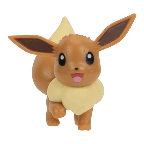 Jazwares Pokemon Battle Figure 2 Pack – Eevee (2-Inch) & Scyther (4.5-Inch) Battle Figures