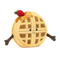 Jellycat Amuseables Rene Waffle Plush – Golden Fur Waffle Toy for Babies & Kids