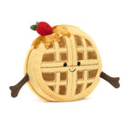 Jellycat Amuseables Rene Waffle Plush – Golden Fur Waffle Toy for Babies & Kids