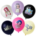 JenJen Tradition Demon Movie Hunter Balloons – 24ct, 12-Inch Anime Theme Party Decor