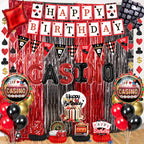 Jenlion Casino Theme Party Decorations | Las Vegas Night & Birthday Decor