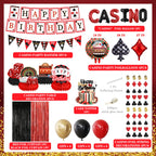 Jenlion Casino Theme Party Decorations | Las Vegas Night & Birthday Decor