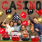 Jenlion Casino Theme Party Decorations | Las Vegas Night & Birthday Decor