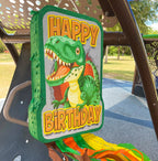 Jergrim Dinosaur Birthday Pinata – 4-Piece T-Rex Party Set for Dino Celebrations