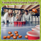 Jerify 120 Packs 2-Inch Mini Football Foam Stress Balls | School, Party & Gift Filler