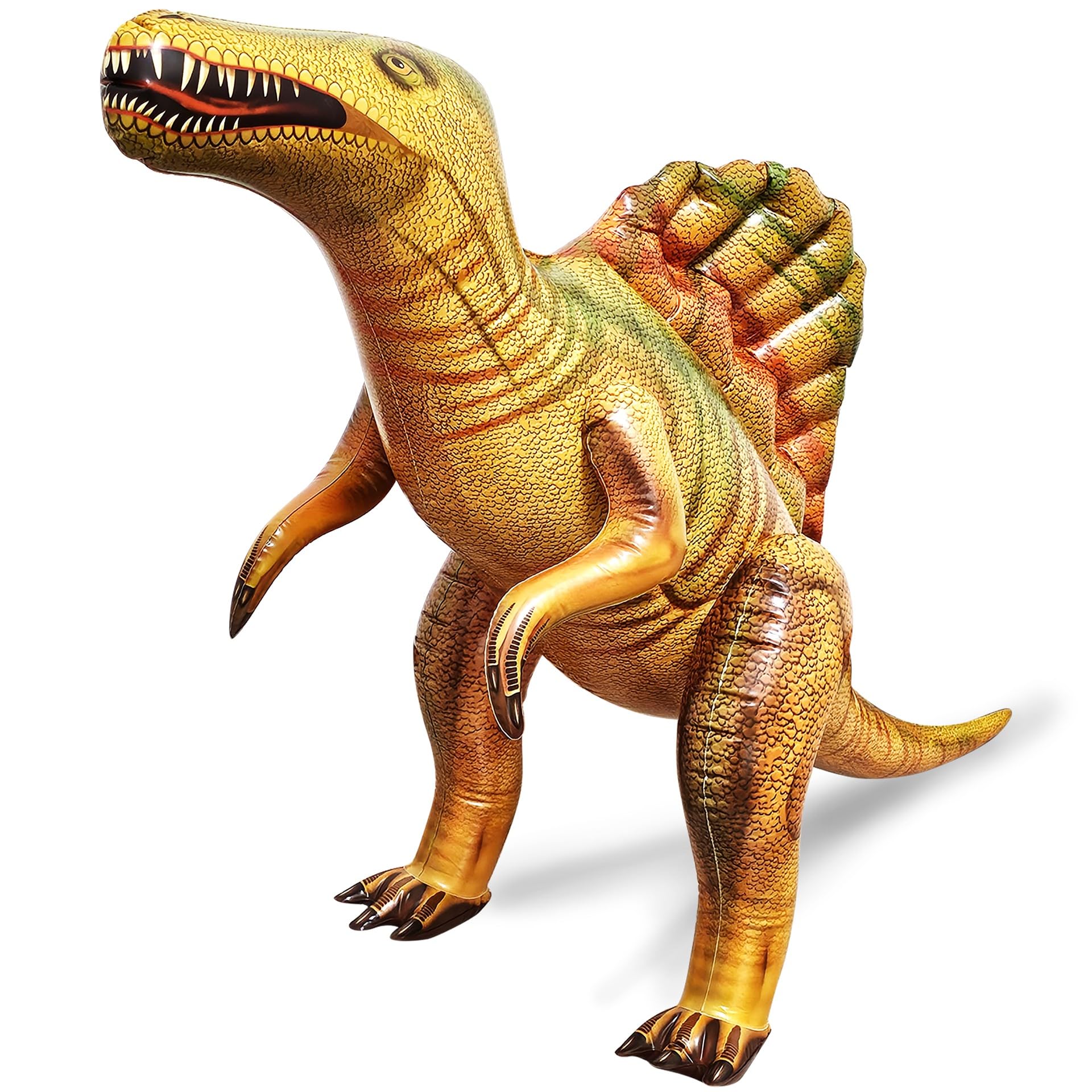 Jet Creations Spinosaurus Inflatable 53in L x 31in H – Standalone Dino Display & Party Decor