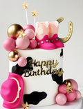JeVenis Cowgirl Cake Topper – Western Birthday Decorations
