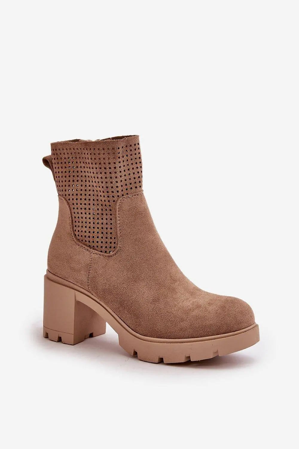 Jezzi ankle boots made of high-quality eco suede combine style and functionality