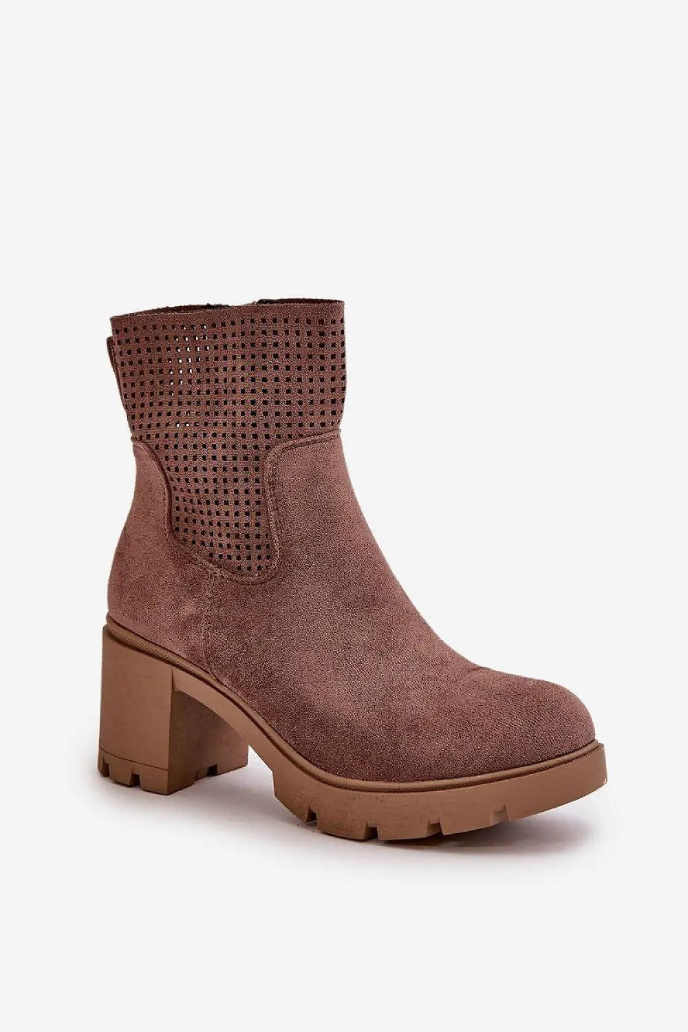Jezzi ankle boots made of high-quality eco suede combine style and functionality