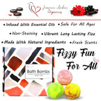 Joanne Arden Organics Bath Bomb Gift Set – 50 Individually Wrapped, Organic & Sulfate-Free