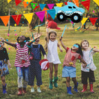 JOARHONAL Shark Monster Truck Pinata – Small Size with Blindfold & Bat
