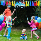JOARHONAL Shark Monster Truck Pinata – Small Size with Blindfold & Bat
