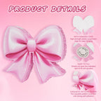 JOARHONAL Pink Bow Pinata – Watercolor Small 16x13x3 in Girl Birthday Party Decor