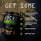 Jocko Fuel Daily Greens Powder – Organic Greens Superfood for Digestion and Immune Support | 30 Servings