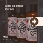 Johnny Slicks Beast Shower Set – Organic Shampoo, Body Wash & Conditioner | Original Scent