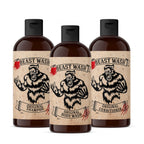 Johnny Slicks Beast Shower Set – Organic Shampoo, Body Wash & Conditioner | Original Scent