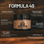 Johnny Slicks Formula 49 Clay – All Organic Pomade | Firm Hold & Matte Finish