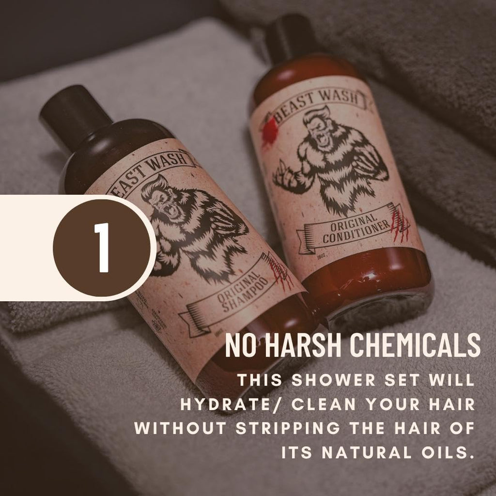 Johnny Slicks Haarpflege-Set – Bio-Shampoo & Conditioner für hydratisiertes Haar