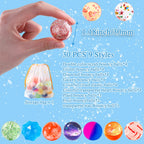 JOICEE 30Pcs Bouncy Balls – 9 Styles 30mm Set with Storage Bag | Kids Party Favors & Classroom Prizes