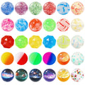 JOICEE 30Pcs Bouncy Balls – 9 Styles 30mm Set with Storage Bag | Kids Party Favors & Classroom Prizes