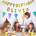 Jolixiraz 58 PCS Alphabet Balloons A-Z & AEIOU — 16-Inch Green Mylar Foil Set for Weddings, Birthdays, and Events