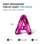 Jolixiraz 58-Pc Alphabet Balloons A-Z & AEIOU, 16-Inch Mylar Foil Set for Parties