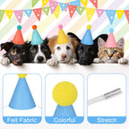 Joottuan 24 Pcs Mini Party Hats for Stuffed Animals | DIY Birthday Hat Decor for Dolls & Pets