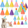 Joottuan 24 Pcs Mini Party Hats for Stuffed Animals | DIY Birthday Hat Decor for Dolls & Pets