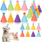 Joottuan 24 Pcs Mini Party Hats for Stuffed Animals | DIY Birthday Hat Decor for Dolls & Pets