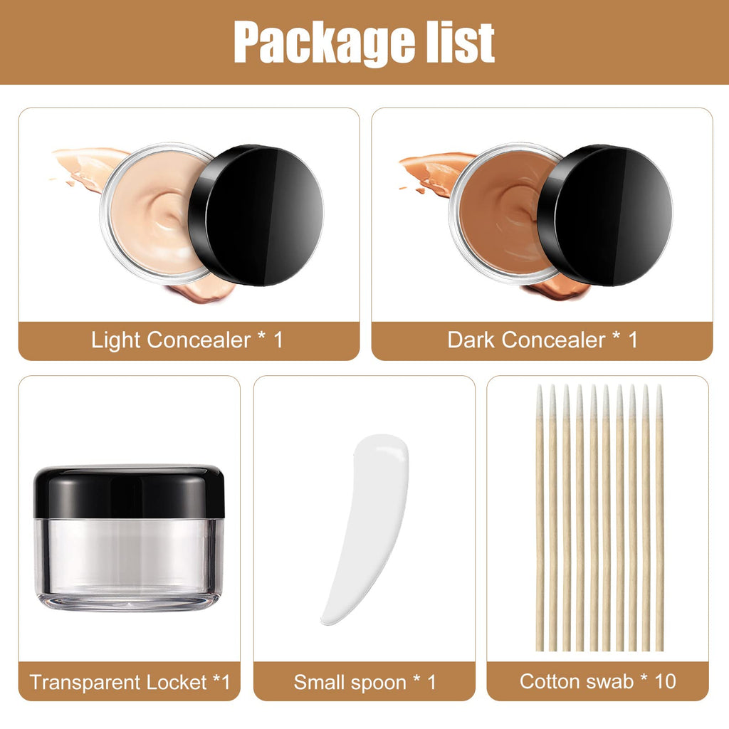 Josera Tattoo Cover Up Makeup Waterproof - 2-Color Full Coverage Concealer