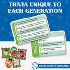 Joy for All Trivial Pursuit Generations – Senior Trivia Game with Large Print Cards | JOY FOR ALL