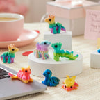JOYIN 28 Pcs Valentines Day Cards + 3D Printed Mythical Creature Toys | Classroom Gifts & Party Favors