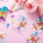 JOYIN 28PCS Valentines Day Bear Pencils & Cards — Classroom Exchange & Party Favors