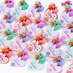 JOYIN 36 Pcs Valentine Mini Rubber Ducks with Cards – Classroom & Party Favors
