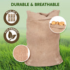 JOYIN 6-Pack Burlap Sack Race Bags - 39x25in for Outdoor Games