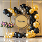 JOYIN 150 Pcs Black Balloons Arch Kit - 18/12/10/5 Inch Latex Party Decor