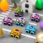 JOYIN 12 Pcs Easter Eggs with Pull-Back Monster Cars – Easter Egg Hunt Toys, Classroom Prizes & Party Favors