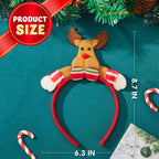 JOYIN 12 Packs Christmas Headbands – Assorted Holiday Party Accessories