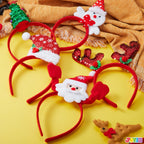 JOYIN 12 Packs Christmas Headbands – Assorted Holiday Party Accessories
