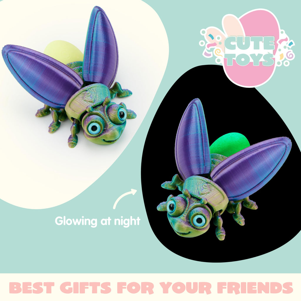 JOYIN 12 Pcs Prefilled Easter Eggs with 3D Printed Insects – Party Favors, Easter Basket Stuffers, Classroom Prizes