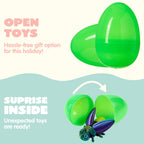 JOYIN 12 Pcs Prefilled Easter Eggs with 3D Printed Insects – Party Favors, Easter Basket Stuffers, Classroom Prizes