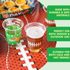 JOYIN 24-Pack 16oz Football Plastic Cups – Disposable Bulk for Sports Parties & Football Party Decor