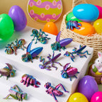 JOYIN 12 Pcs Prefilled Easter Eggs with 3D Printed Insects – Party Favors, Easter Basket Stuffers, Classroom Prizes