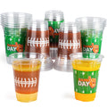 JOYIN 24-Pack 16oz Football Plastic Cups – Disposable Bulk for Sports Parties & Football Party Decor