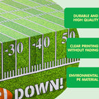 JOYIN 2 Pack Football Table Cover 54x72 – Game Day Tablecloth for Tailgate & Football Parties