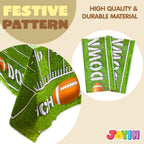 JOYIN 2 Pack Football Table Cover 54x72 – Game Day Tablecloth for Tailgate & Football Parties